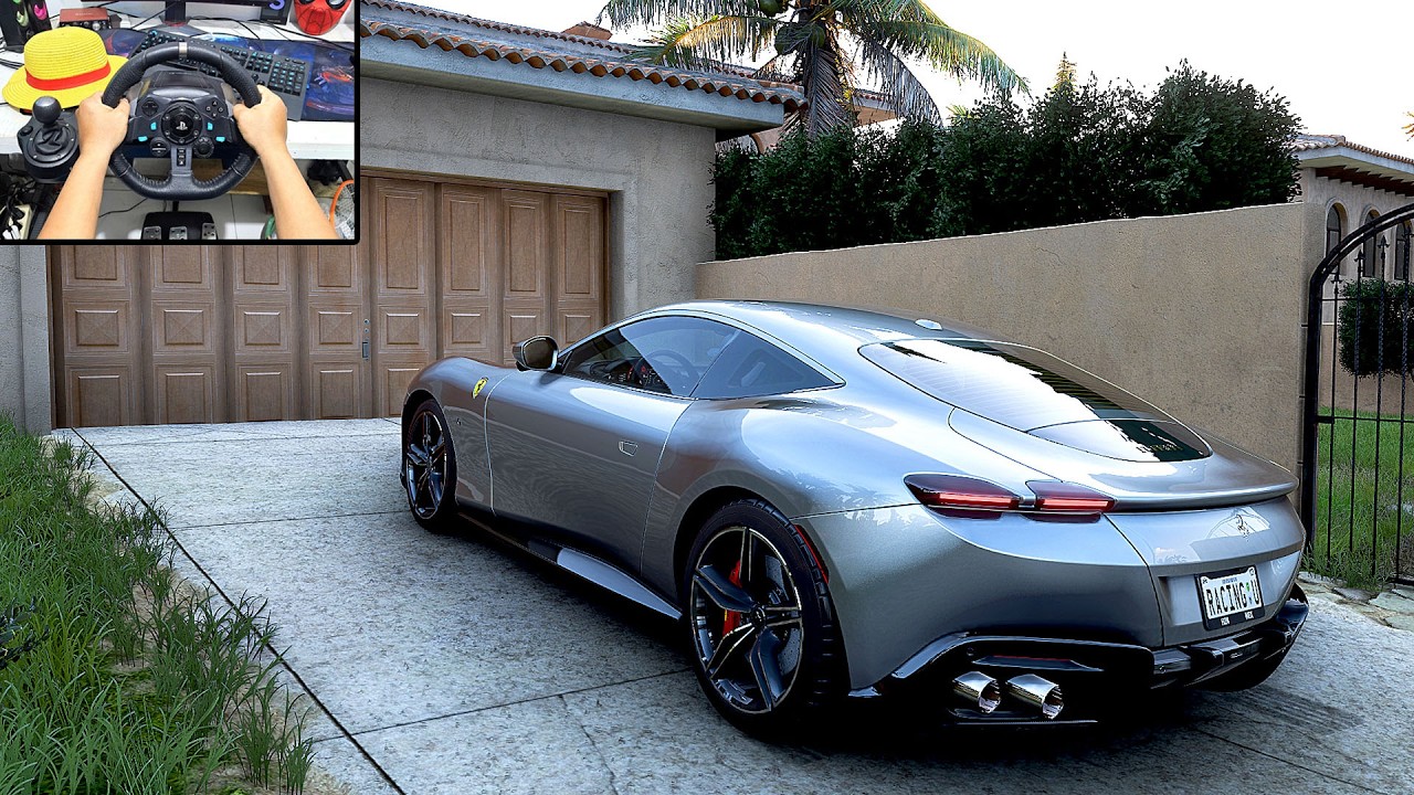 Ferrari Roma - Forza Horizon 5 | Logitech G29 Steering Wheel