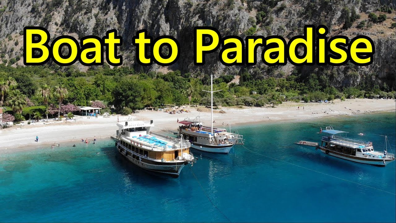 A BOAT TRIP FROM OLUDENIZ TO BUTTERFLY VALLEY IN TURKEY!