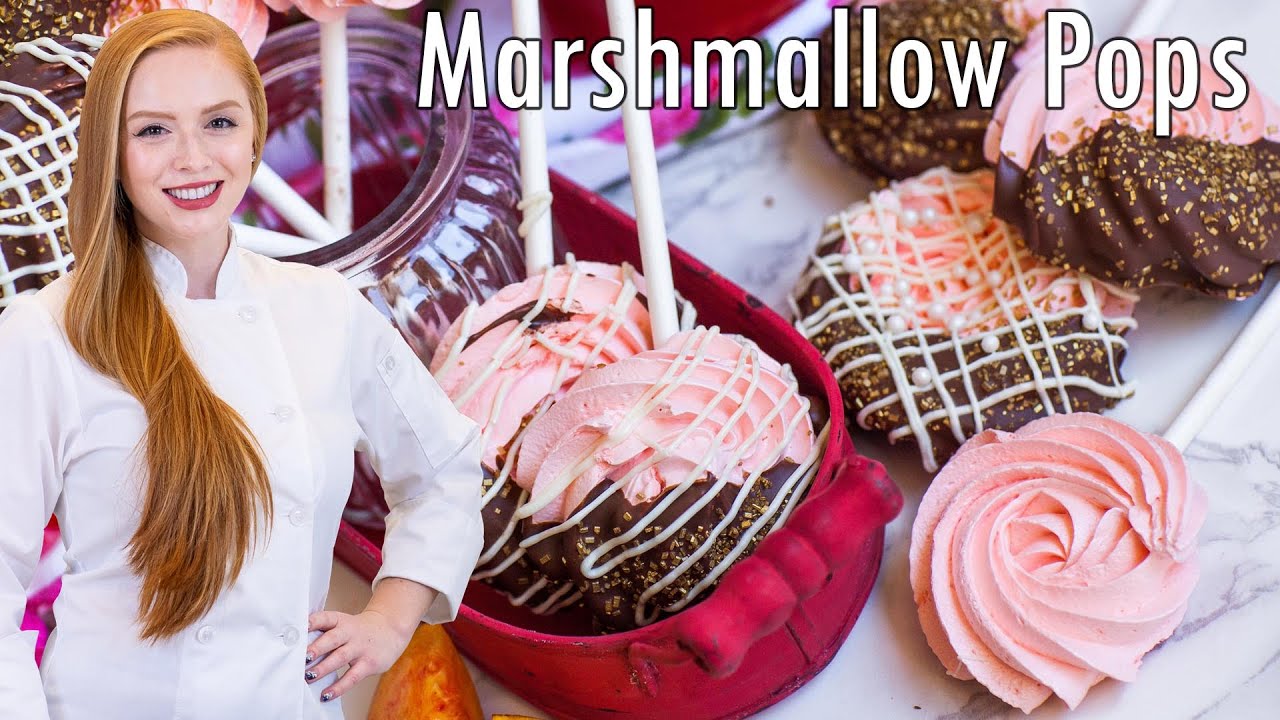 Peach Marshmallow Pops - Perfect for Parties!! Make in Any Flavor!!