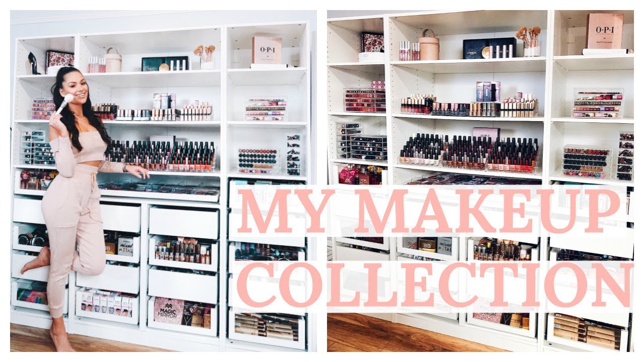 MAKEUP ROOM TOUR! MY MAKEUP COLLECTION | Beauty's Big Sister