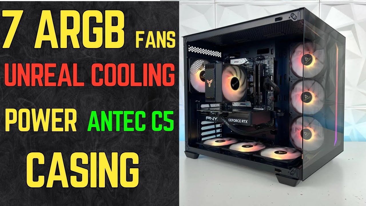 ANTEC C5 ARGB Case Unboxing & Review  Best RGB Mid Tower for Gaming PC 2025