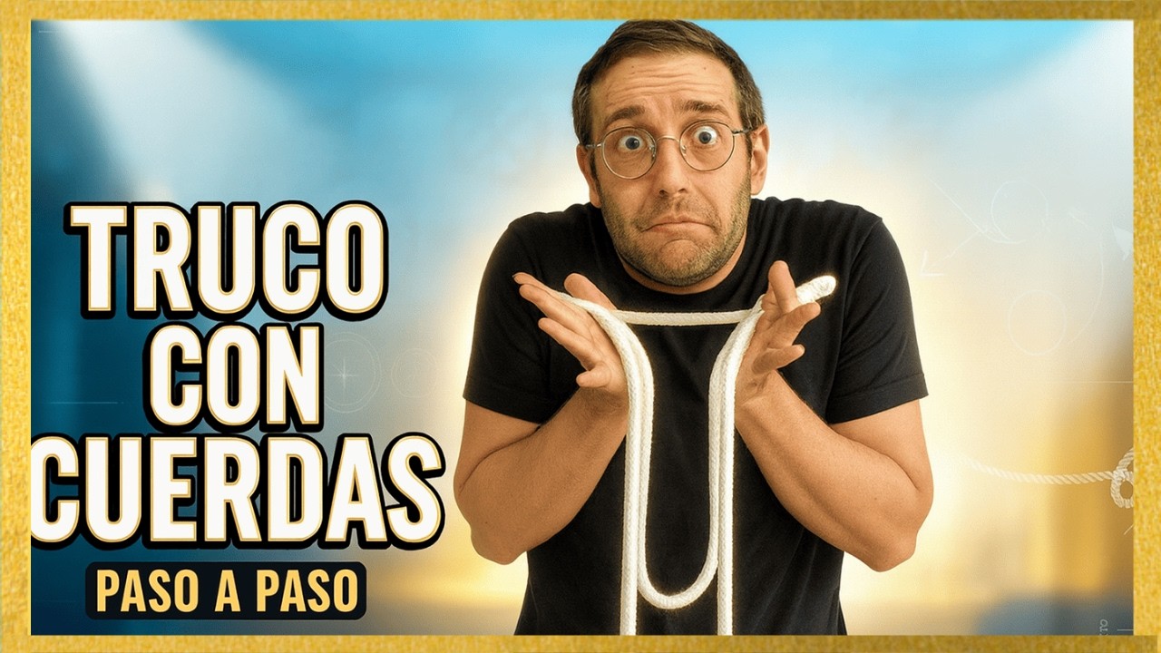 Truco de Magia con CUERDAS Fácil y Visual (Explicación paso a paso)