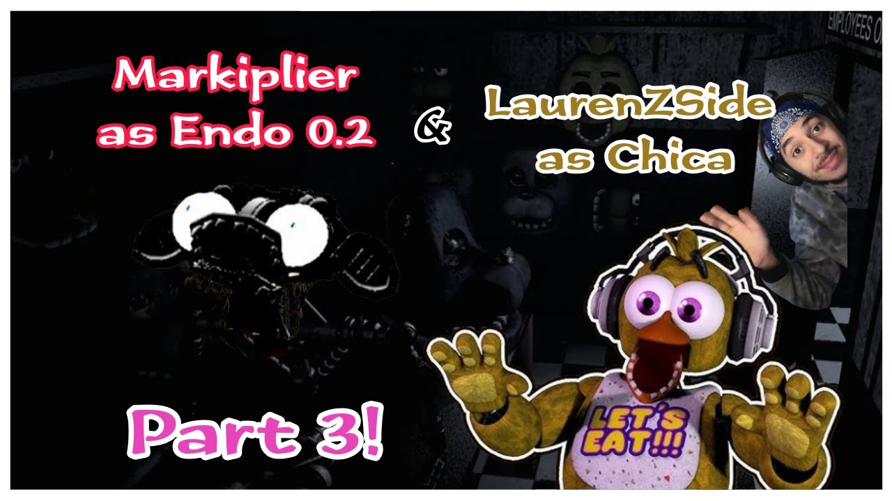 Reacting to Youtubers as FNAF Characters [Pt 3]