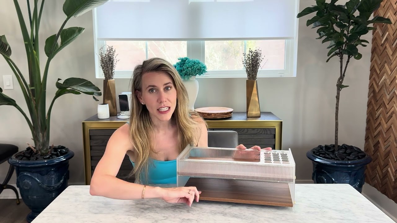 KAOTGOT Acrylic Makeup Organizer 2 Tier Design 