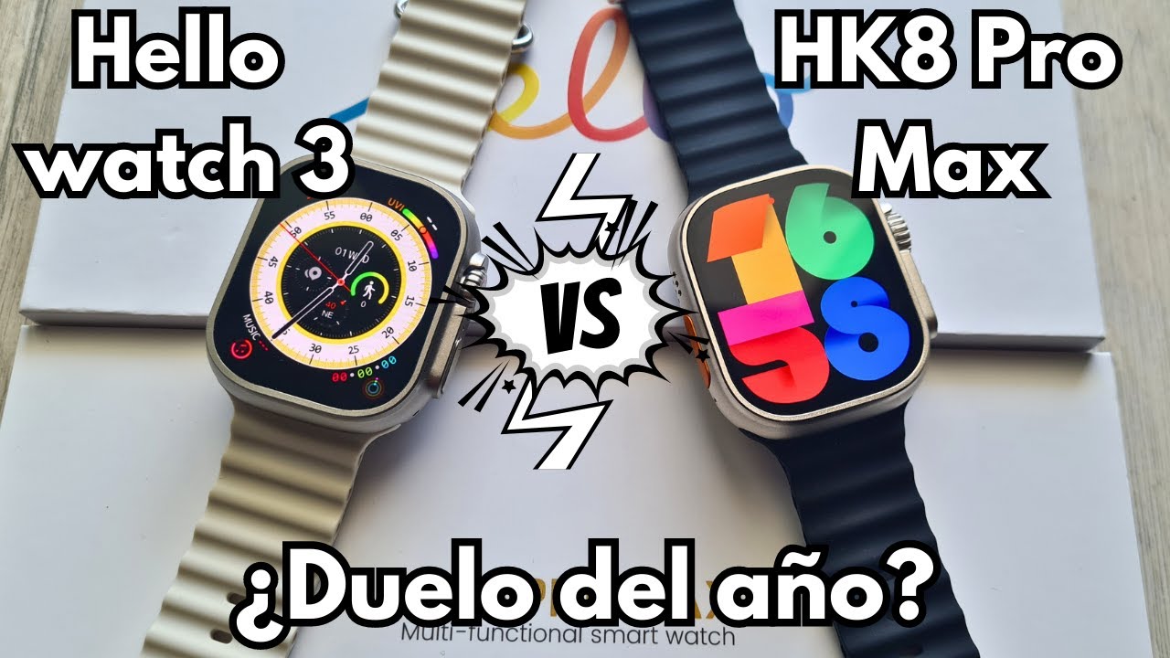 💥  HK8 Pro Max vs Hello watch 3 ¿Cuál es mejor? Comparativa DEFINITIVA