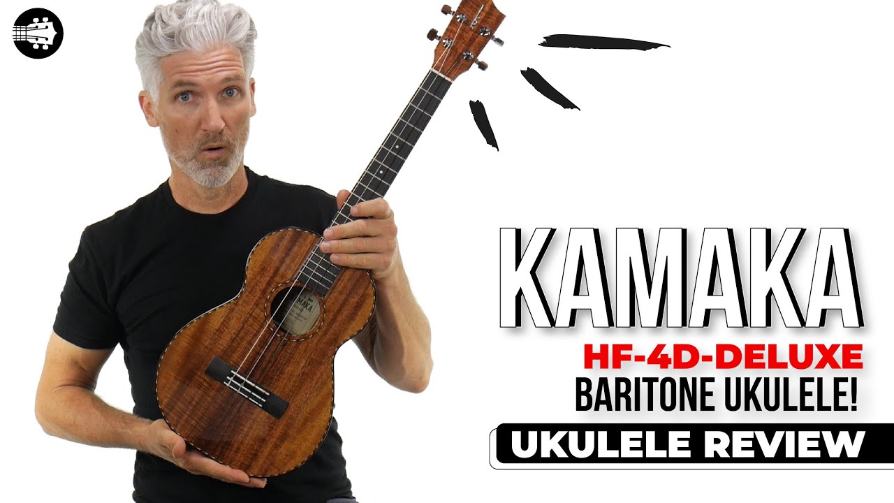 Kamaka HF-4D Deluxe Baritone Ukulele Hawaiian Koa | Baritone #Ukulele Review