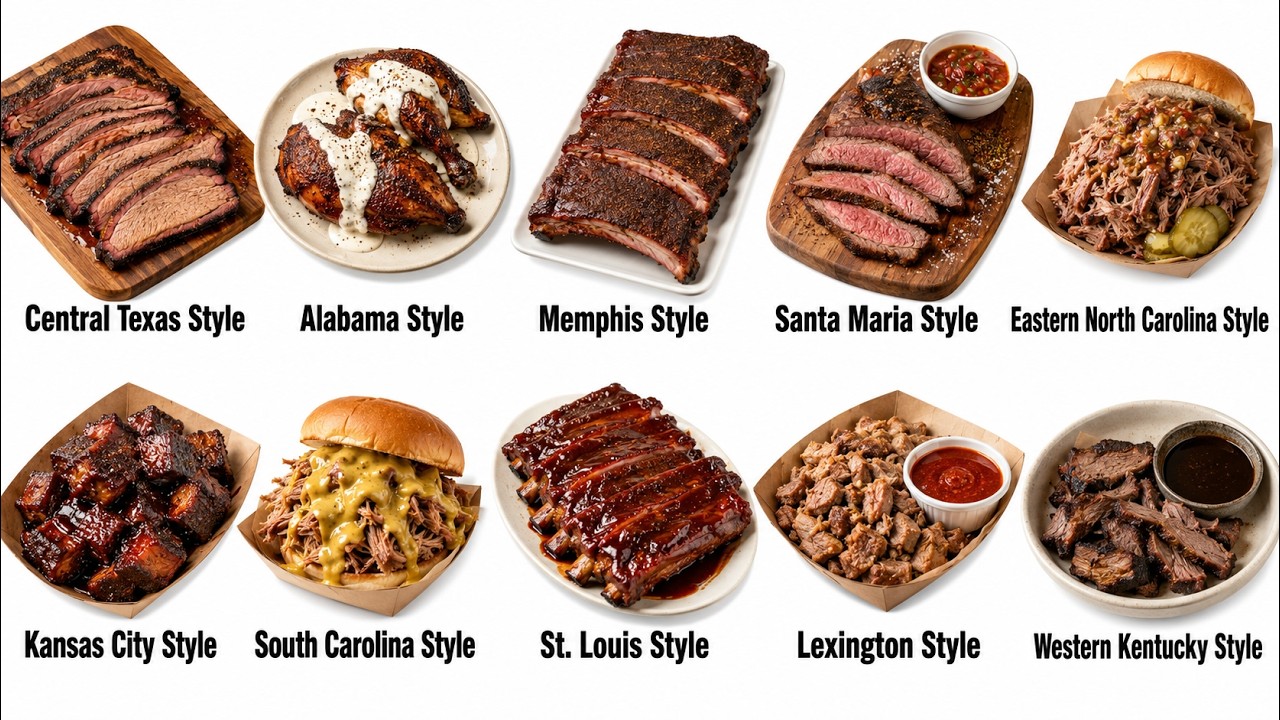 Every American BBQ Explained | 10 Regional Styles of Barbecue You Need to Try