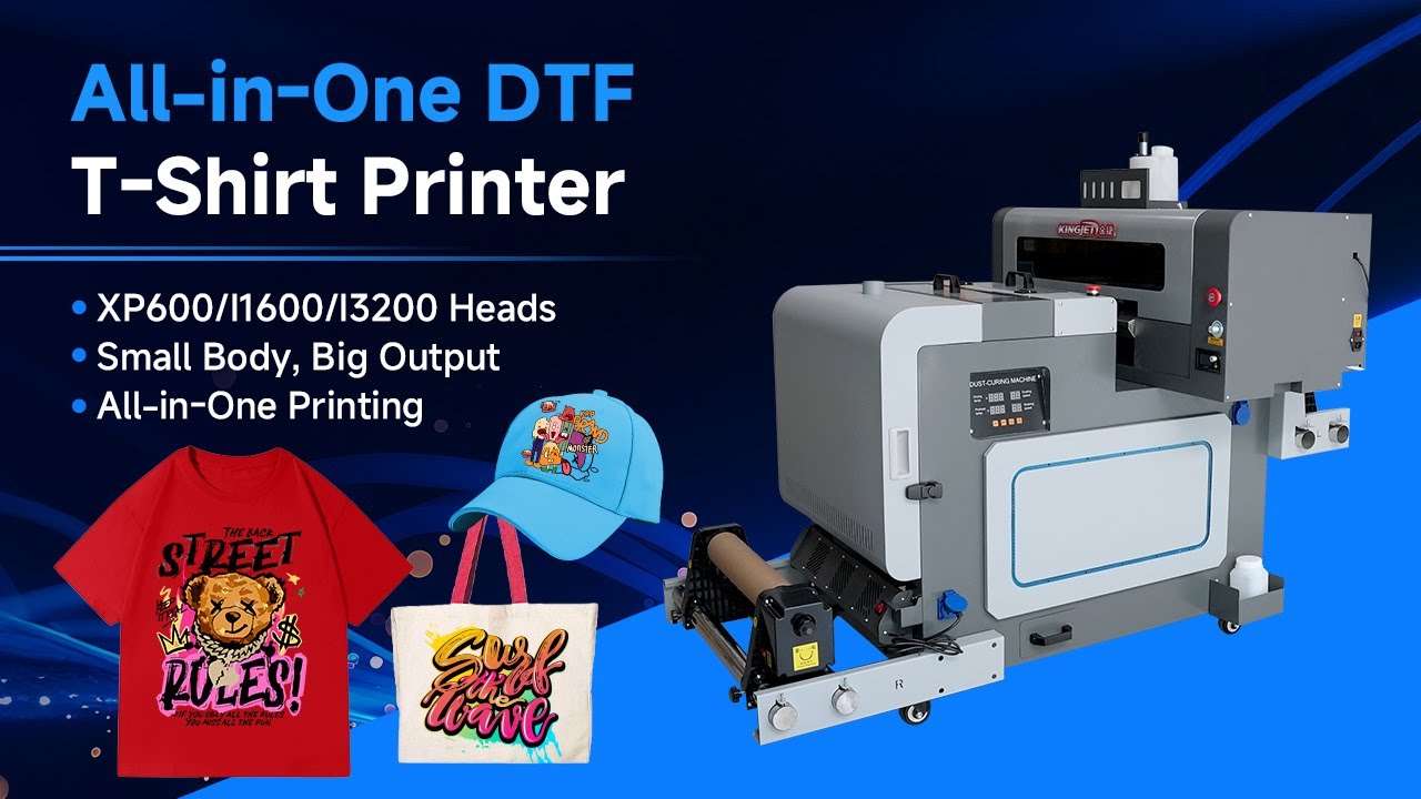 KingJet KJ-302B All-in-One DTF Printing Machine For Entry-Level Customers#dtfprinter#dtffactory