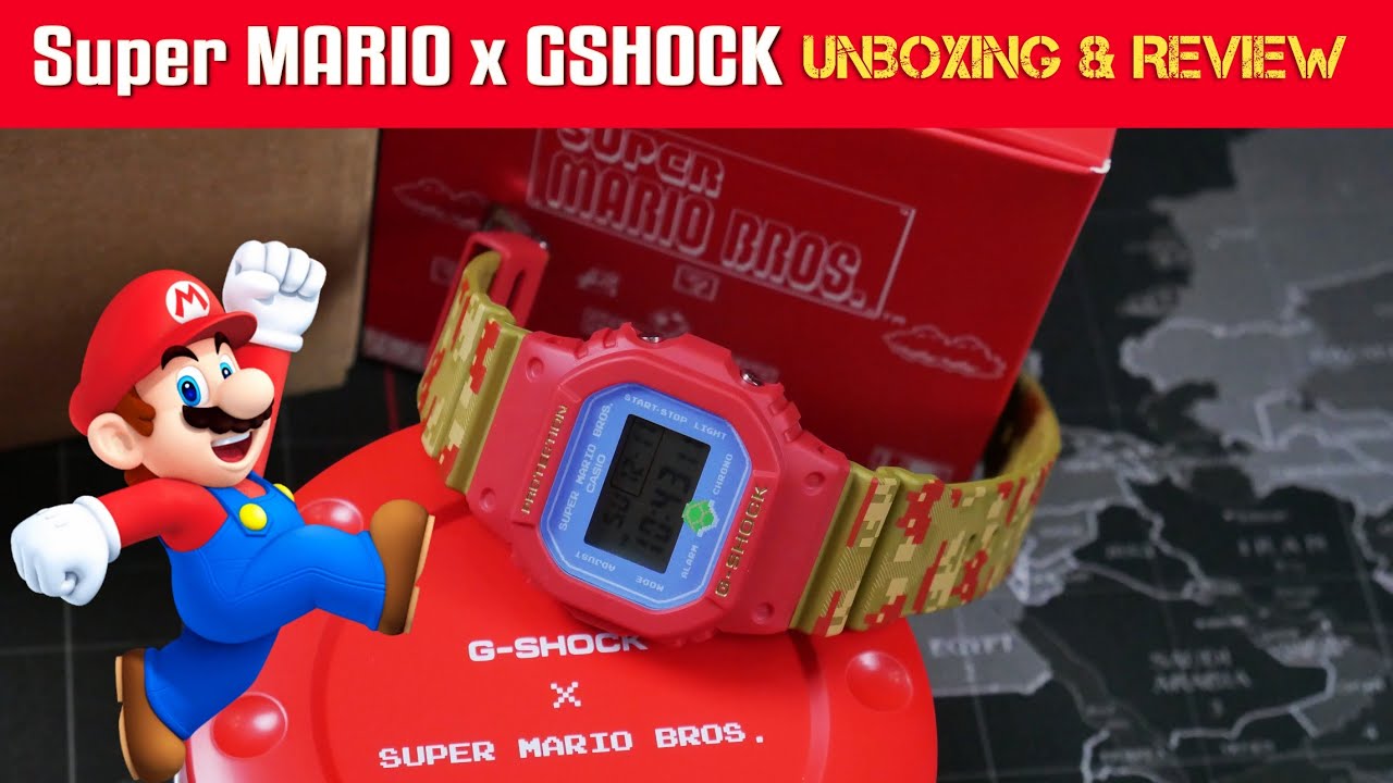 DW-5600SMB-4 ( Super Mario x G-Shock ) ลิมิเต็ดเกมส์ในตำนาน ที่หลายคนรอคอย