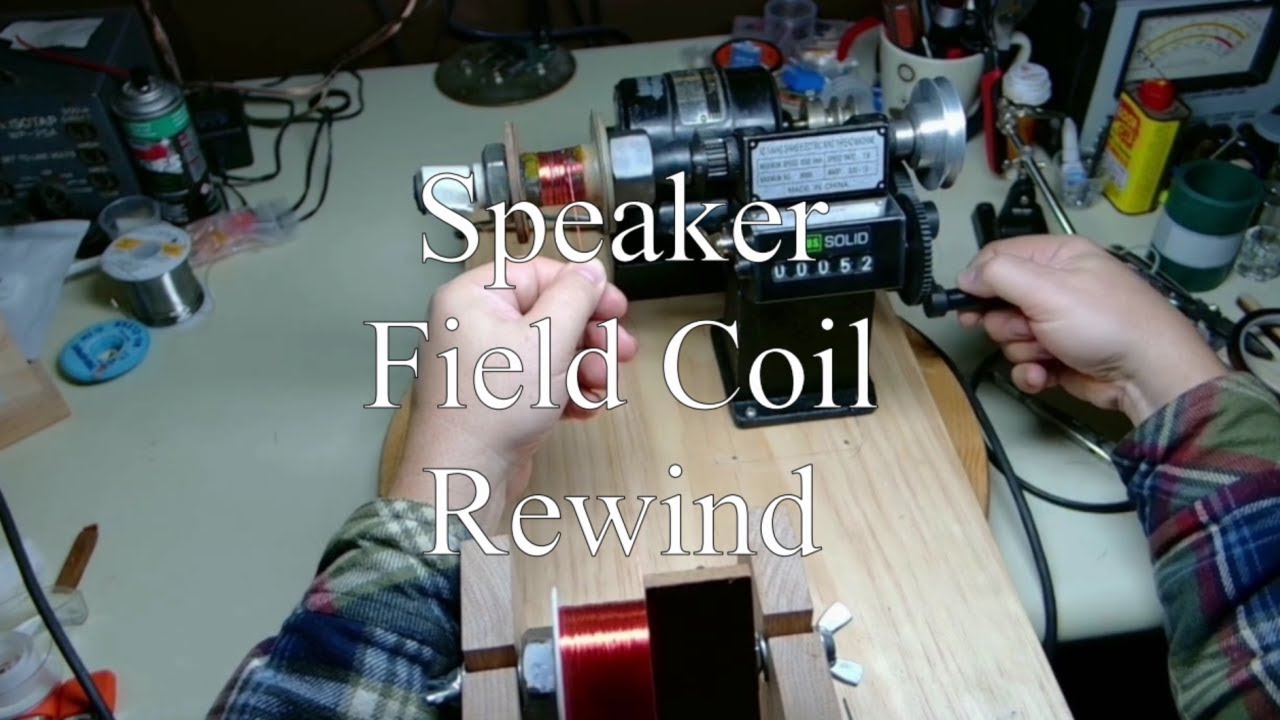 Vintage Speaker Field Coil Rewind