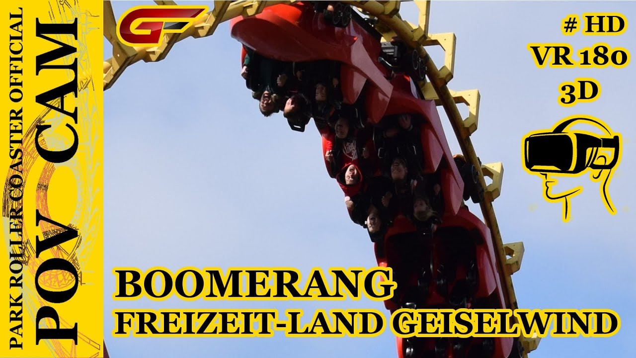 VR180 3D - Boomerang - On Ride / POV CAM - Freizeit Land Geiselwind