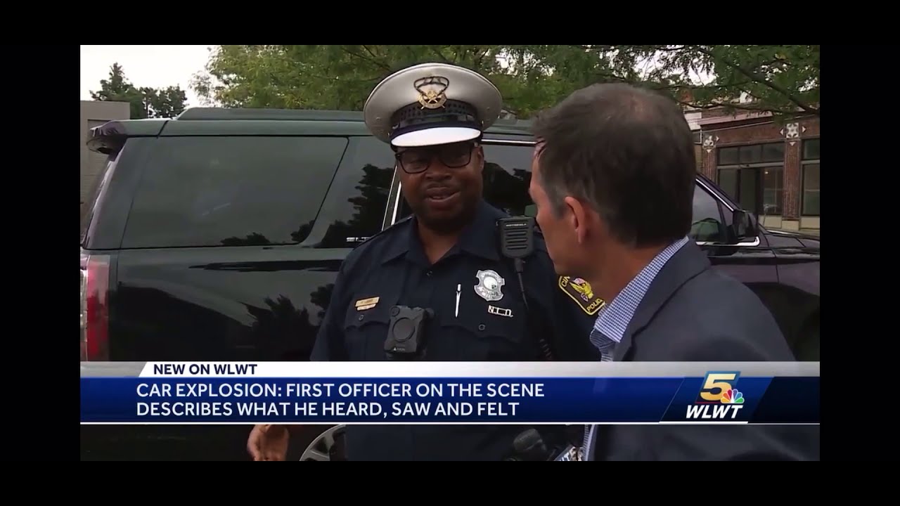 Officer Dazed by Explosion Pulls Driver out of Damaged Vehicle