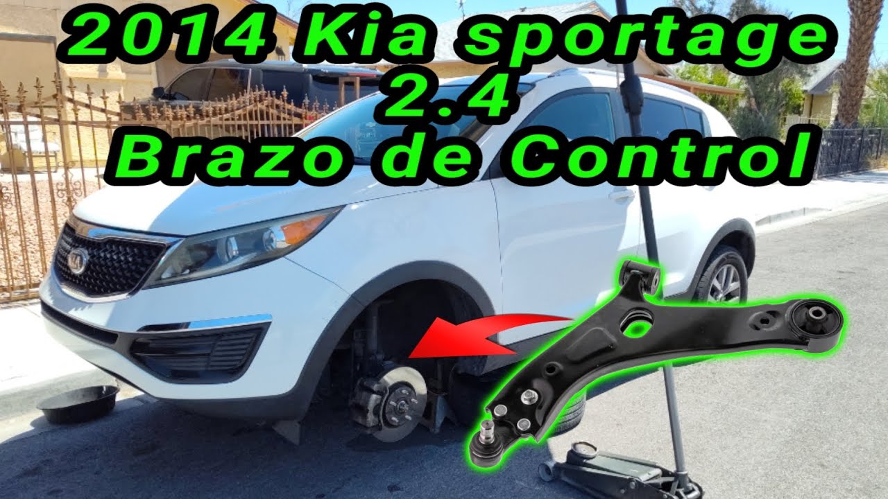 2014 Kia Sportage 2.4 Cómo cambiar el brazo de control ( How to change the lower control arm )