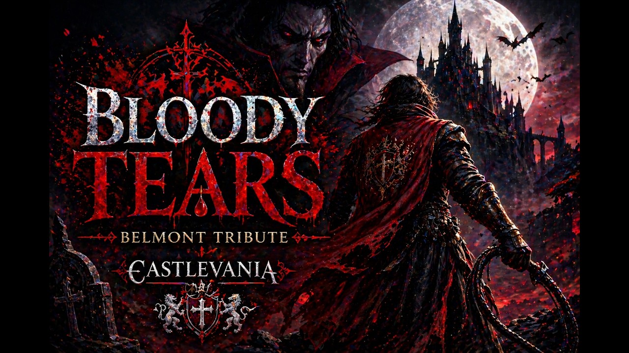 𝔅𝔩𝔬𝔬𝔡𝔶 𝔗𝔢𝔞𝔯𝔰 Belmont Tribute #Castlevania #Belmont #VampireKiller #FanProject #music #gothic