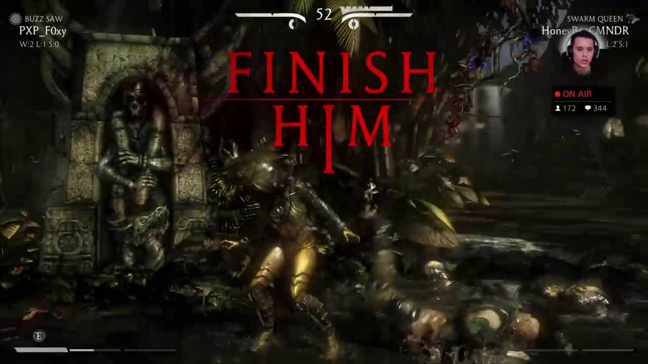 First time playing the new patch! Foxy Grampa (Buzz Saw Kung Lao) vs HoneyBee (SQ D'Vorah)