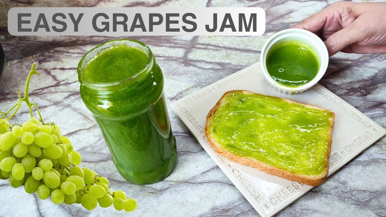 Grape Jam Recipe | Homemade Grape Jam | Grape Jam At Home | Golden kitchen
