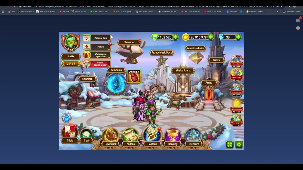 Hero Wars by DreSik (Z cyklu pytacie, a Dresik odpowiada - o podbijaniu leveli totemów )