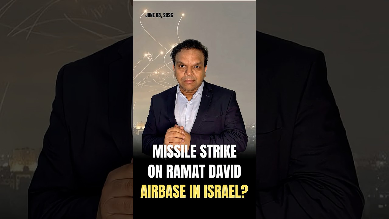 Missile Strike on Ramat David Airbase? #iran #iranwar #trump #drone #dronestrikes #israel #missile