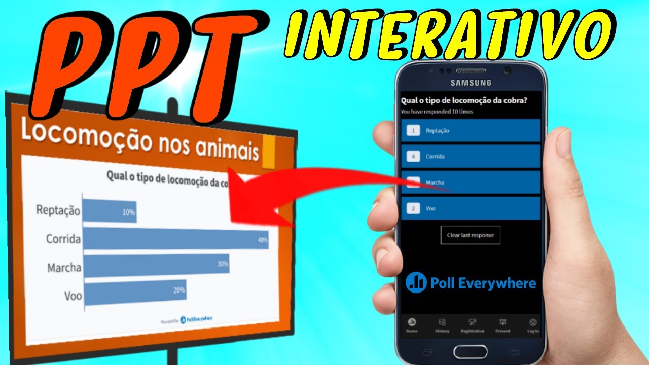 Powerpoint: interação durante a aula com o Poll Everywhere