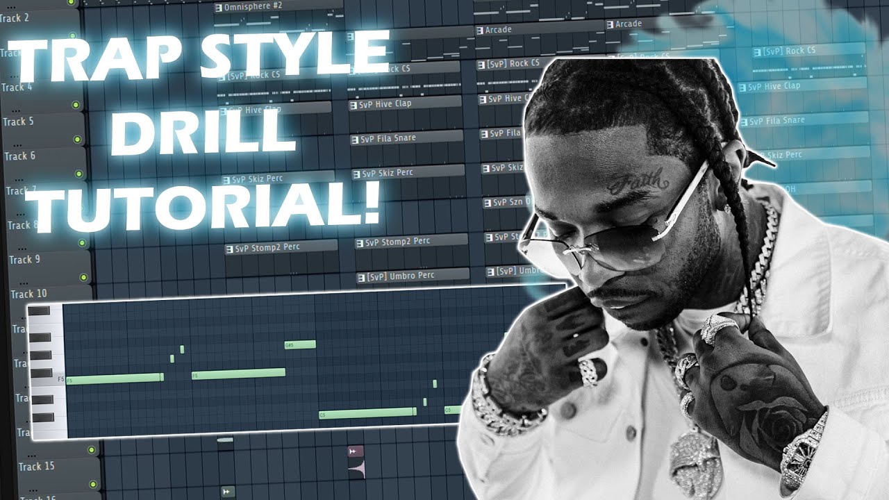 HOW TO MAKE A TRAP STYLE UK DRILL CROSSOVER BEAT! | FL STUDIO😈👀🔊