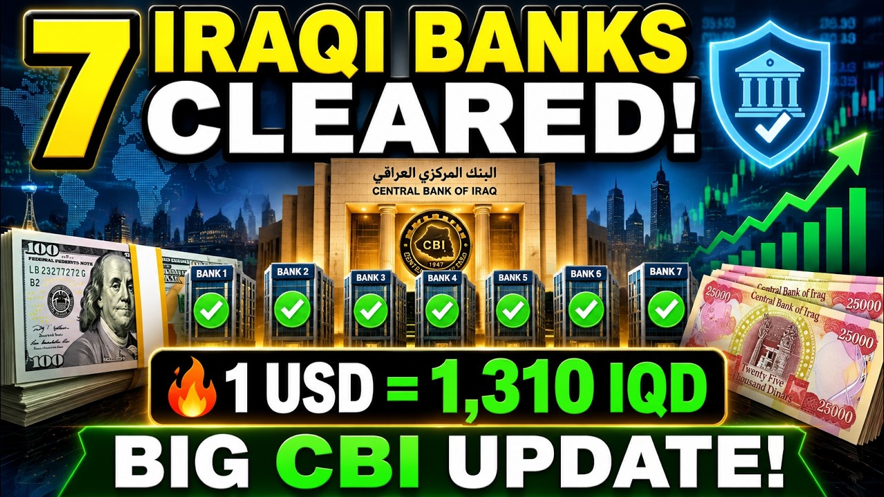 🚨 7 Iraqi Banks Cleared! What This Means for the Iraqi Dinar in 2026 💵