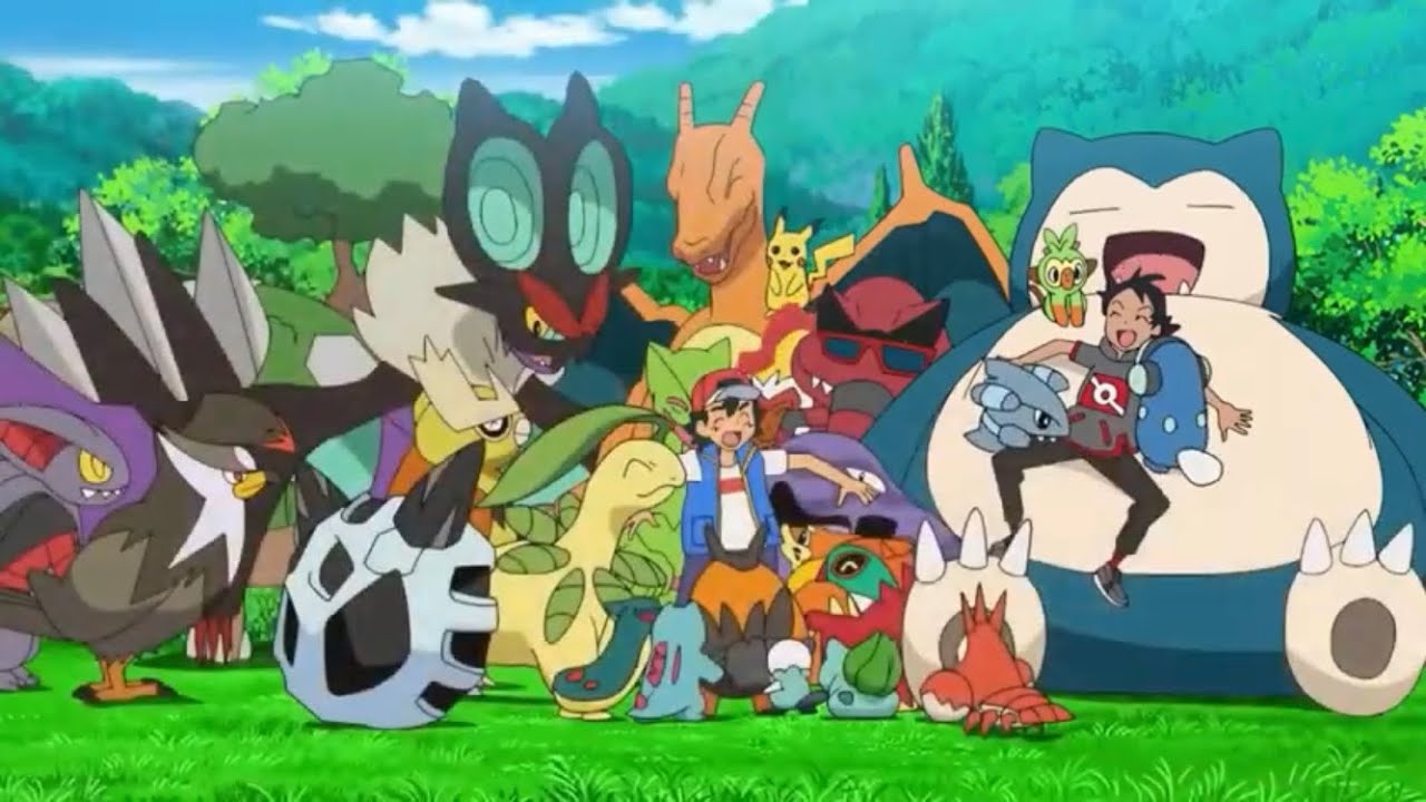 Pok&eacute;mon Ultimate Journeys: Ash returns home to pallet-town again & reunites w/ his his old Pok&eacute;mon