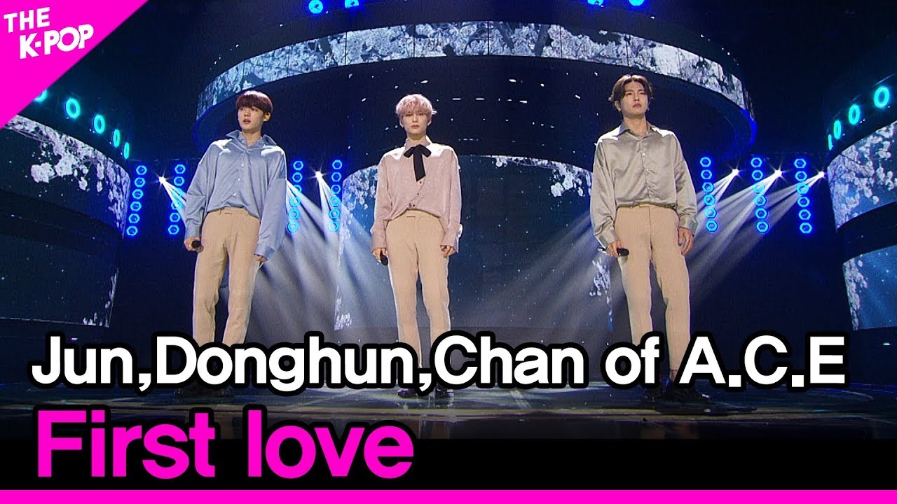 Jun,Donghun,Chan of A.C.E, First love [THE SHOW 200421]