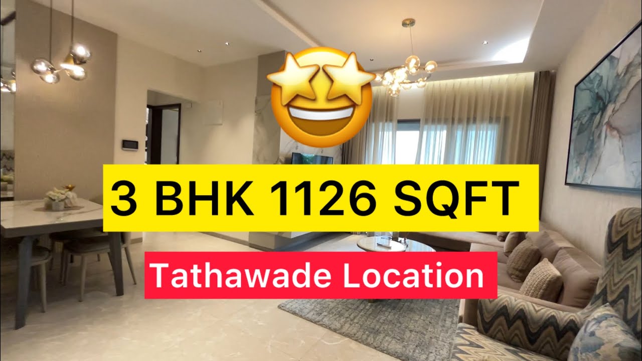 3 BHK Flats in Tathawade | Antalya next | pick point properties | Call: 7387980844