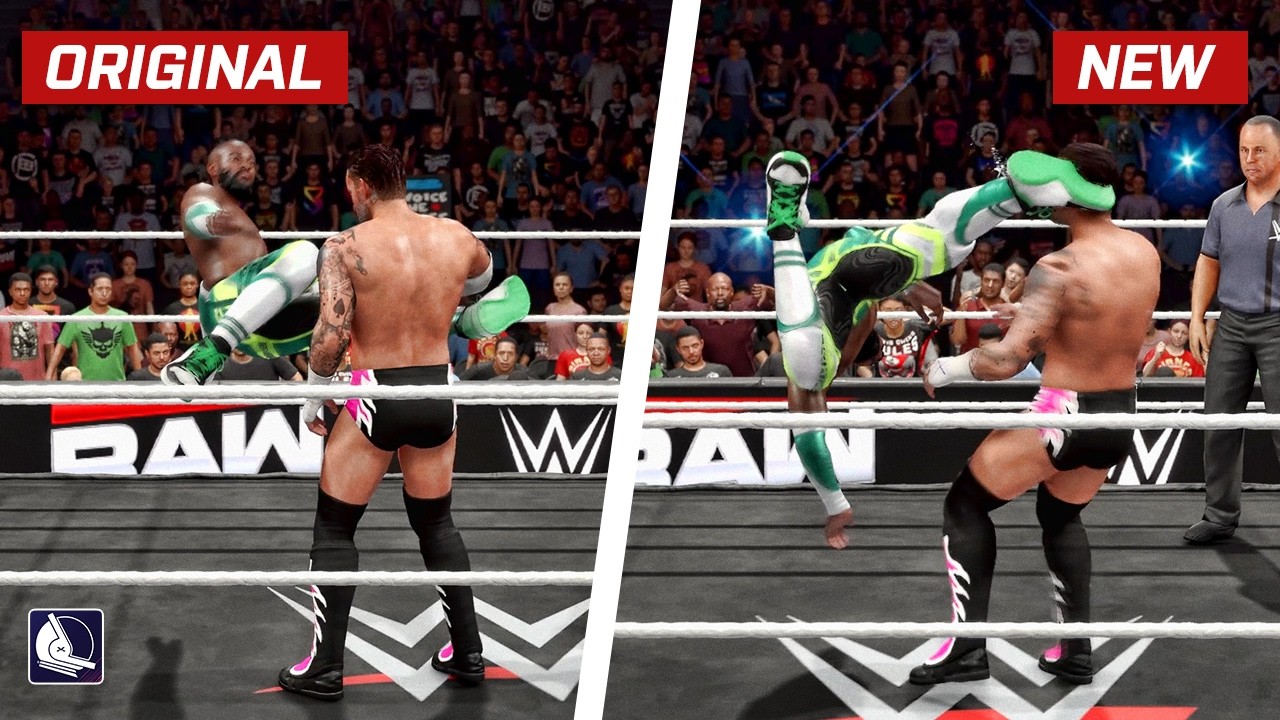 WWE 2K25 – 25 новых вариаций приёмов (с анимациями)🔥