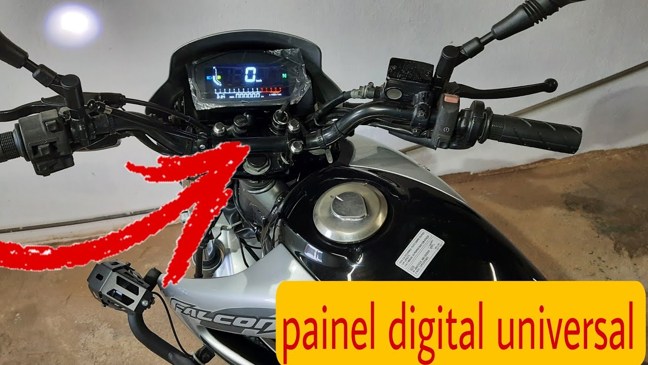 INSTALAÇÂO DO PAINEL DIGITAL UNIVERSAL PARA MOTOS