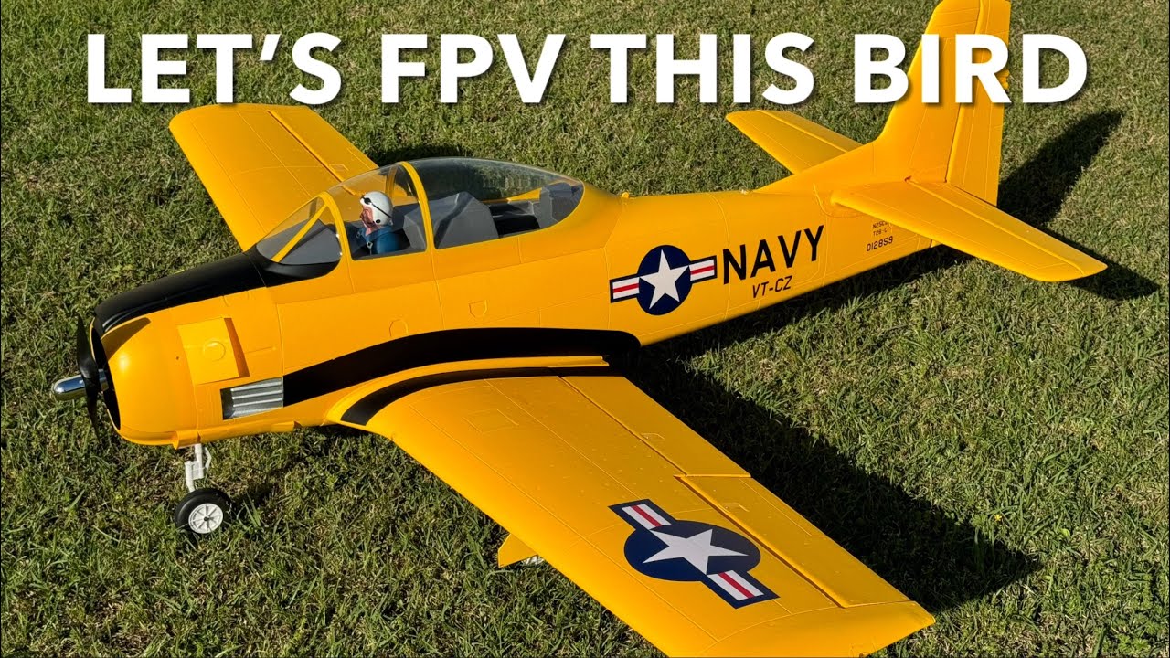 FPV and INAV In an E-Flite Carbon Z T-28 Trojan 2.0m - Introduction Part 1