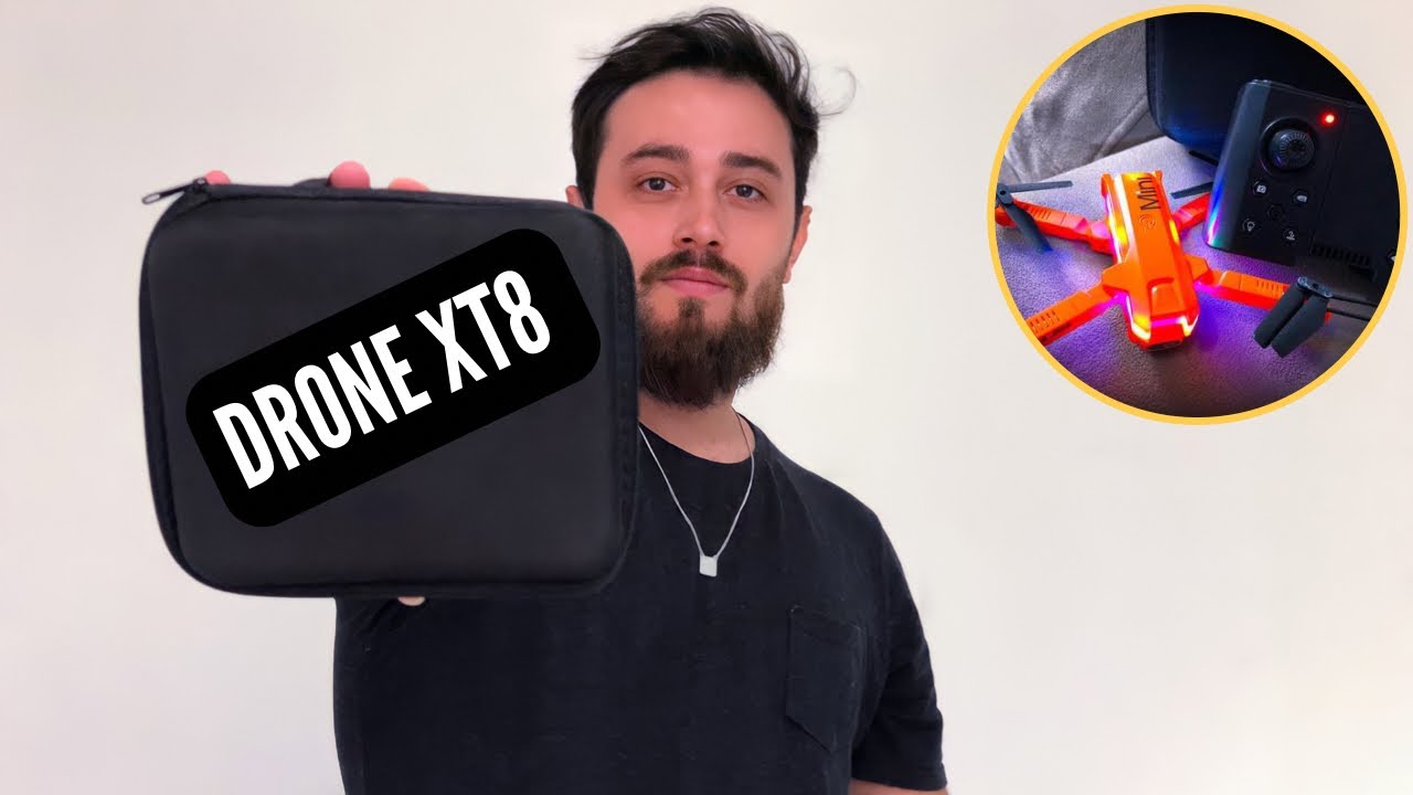 DRONE  XT8  *ensinando como conectar a câmera *