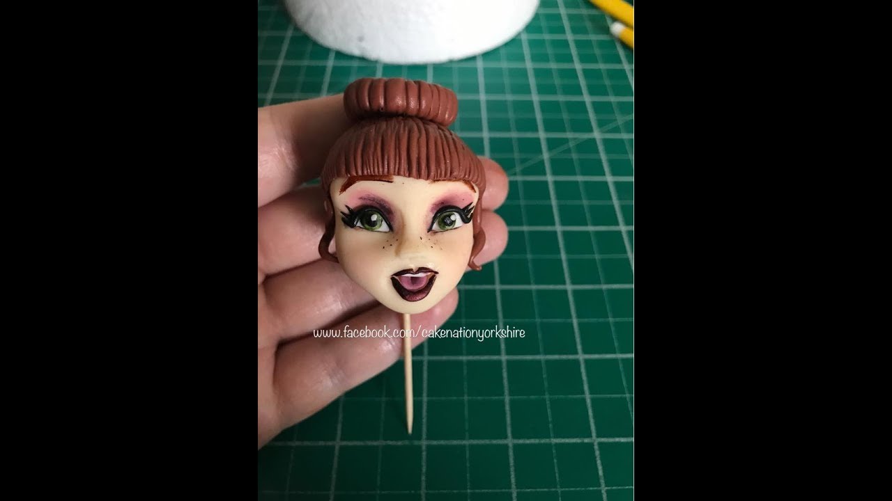 CAKE NATION | How To Make a Fondant Face Tutorial (ADVANCED)