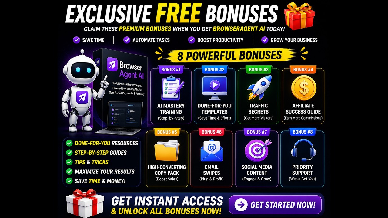 🚀 BrowserAgent AI Review 2026 | Best AI Browser Automation Tool + Exclusive Bonuses