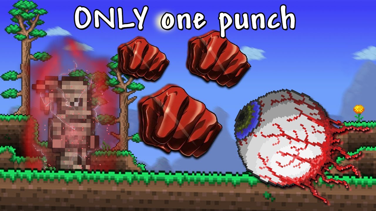 I Played Terraria as One Punch Man and Things Got a lil Crazy