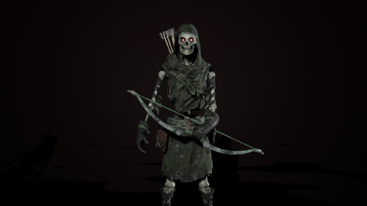 Sleleton Archer  for Unreal engine 4 (ue4) marketplace