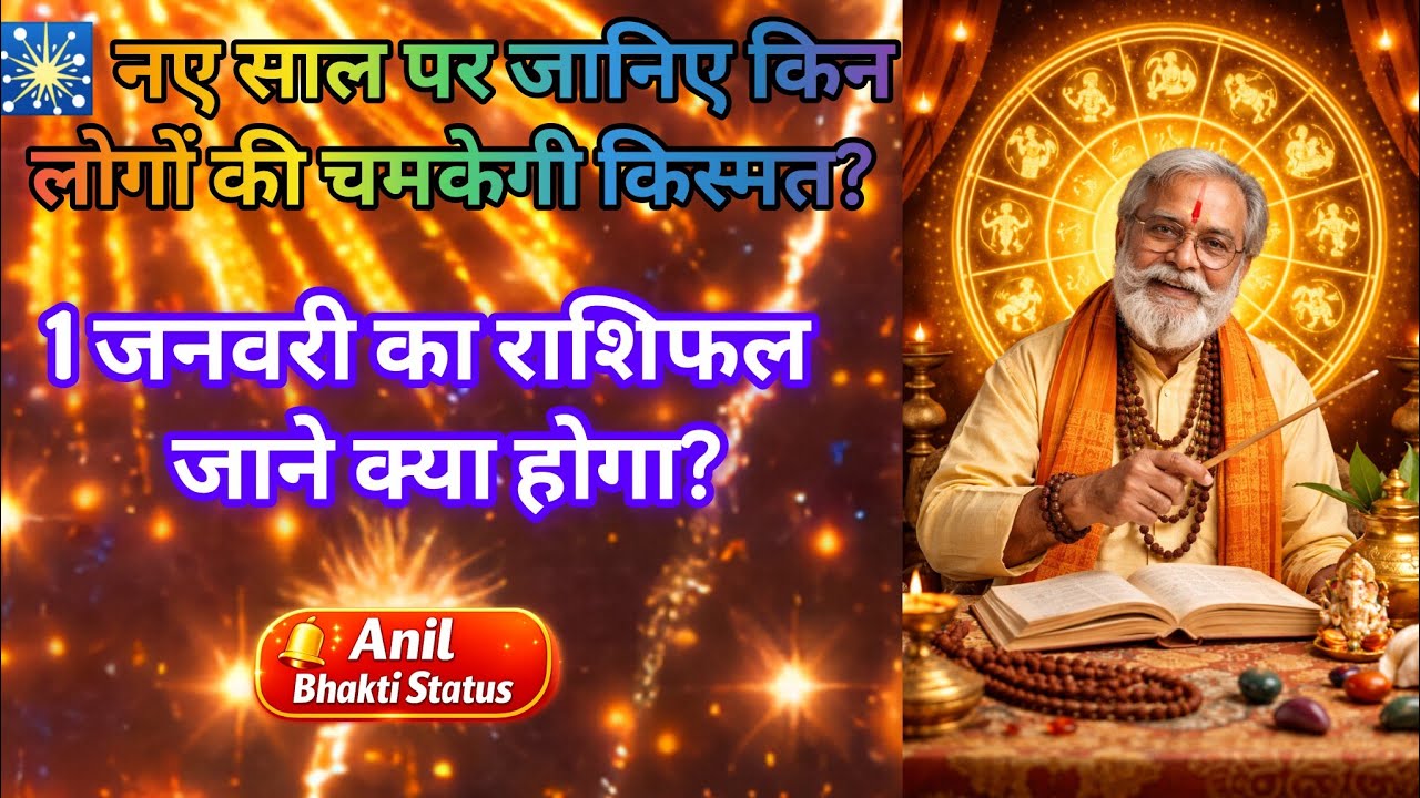#trending🎇नए साल के  शुभ मुहूर्त और राशिफल#viral नए साल में किन लोगों की चमकेगी किस्मत 💯