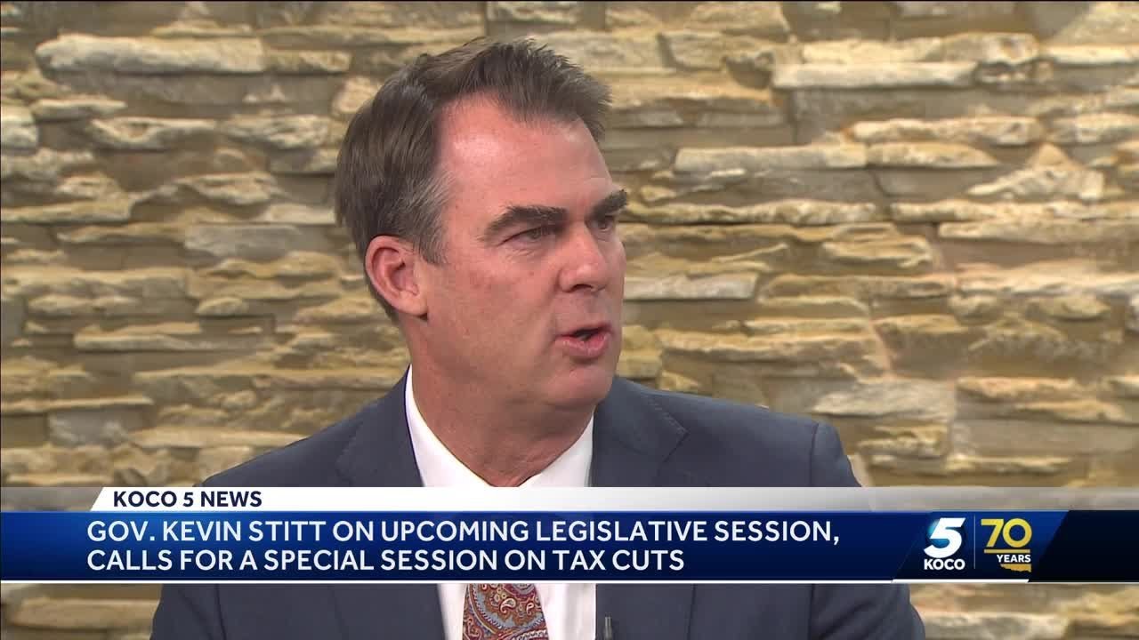 'Their dollar is not going as far': Gov. Stitt explains need for special session on tax cuts