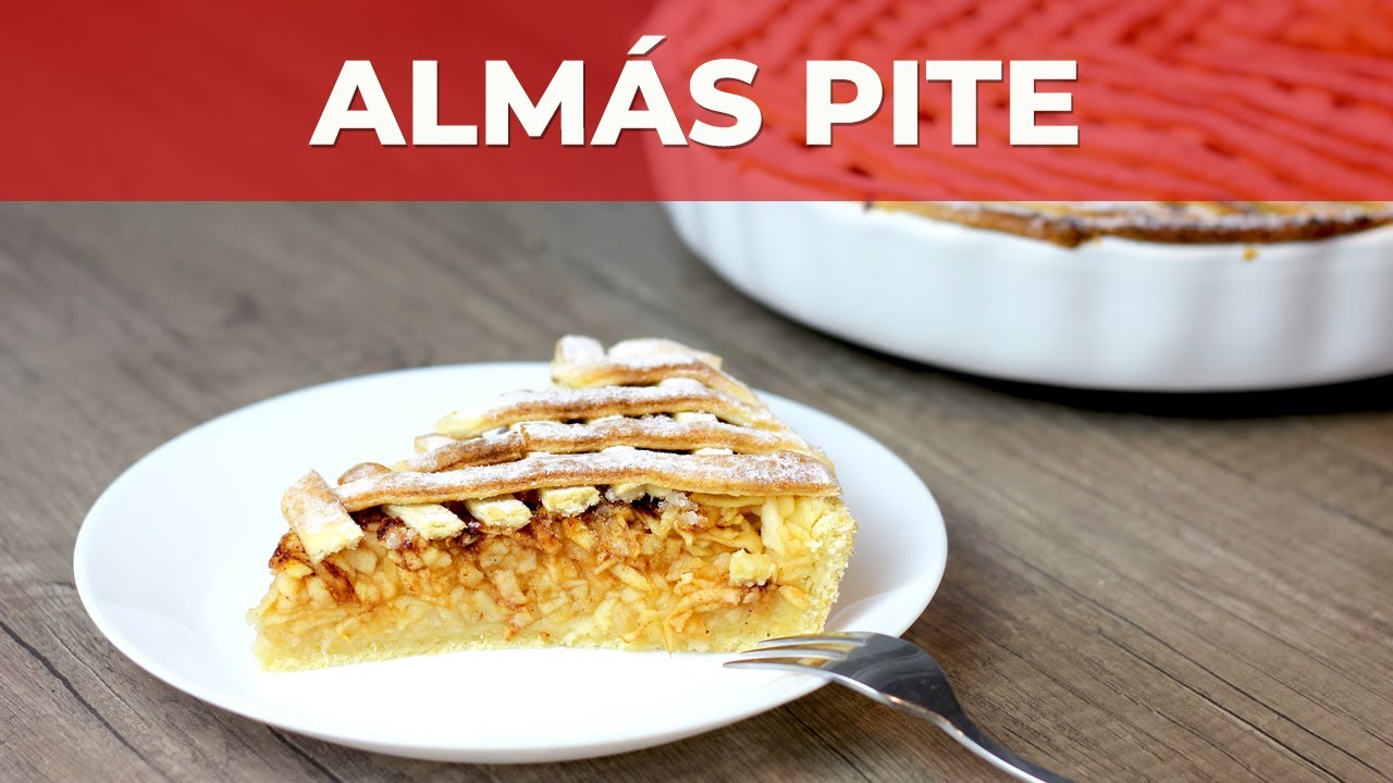 Alm&aacute;s pite vide&oacute; recept