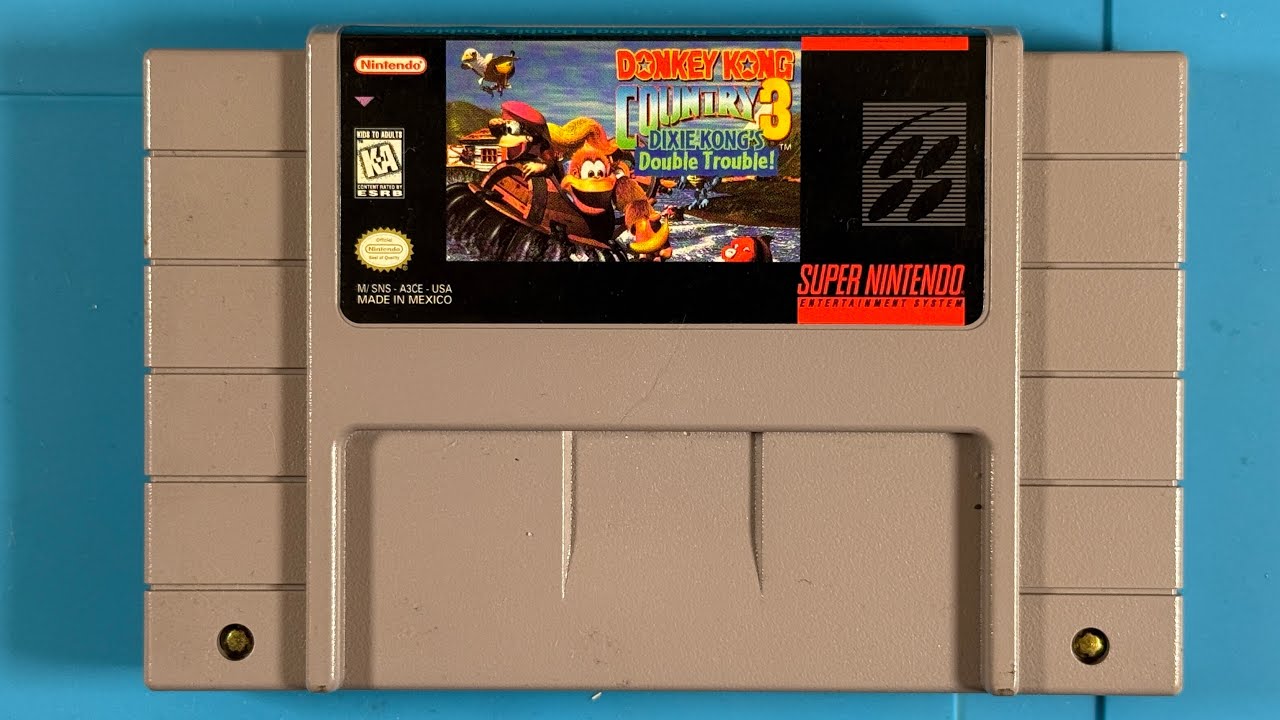 ✨ SNES Donkey Kong Country 3 Deep Clean & Battery Replacement | Retro ASMR Repair ✨