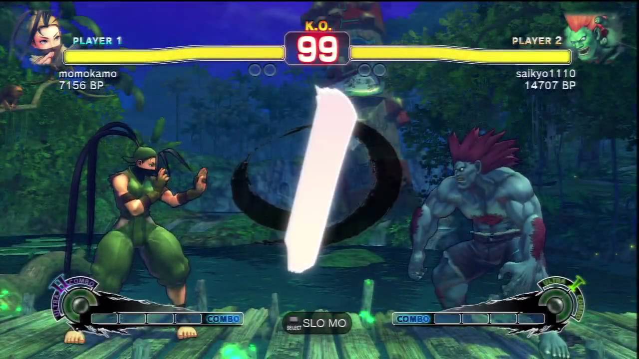 SSFIV Online: Momochi (Ibuki) vs saikyo1110 (Blanka) #3 TRUE-HD QUALITY