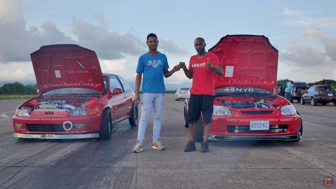 45NYC Boosted K series VS Seymour's Nitrous K Nissan //& Yellow's Nitrous Eg// Must watch