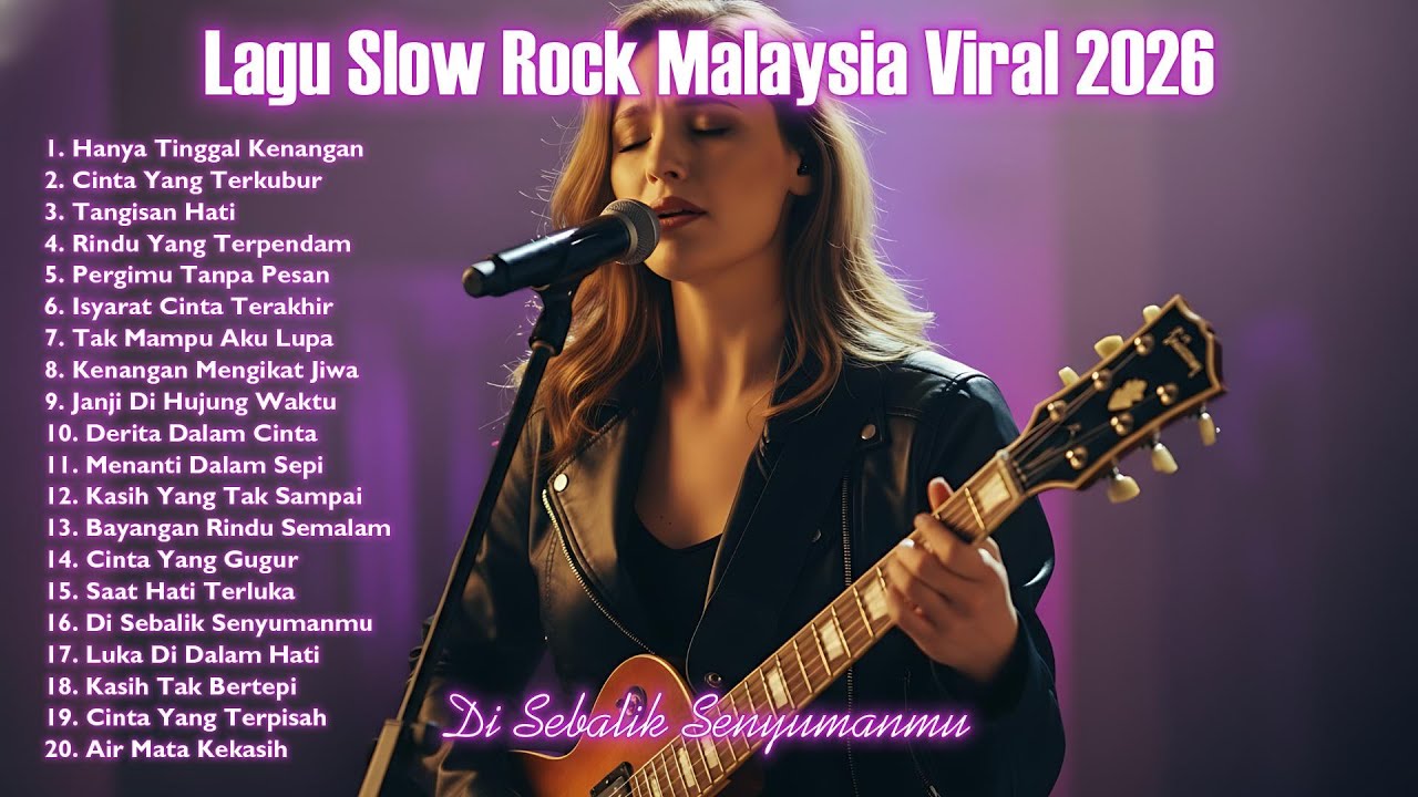 🎶 Lagu Slow Rock Malaysia Viral 2026 😭 Penuh Rasa Sakit | Di Sebalik Senyumanmu