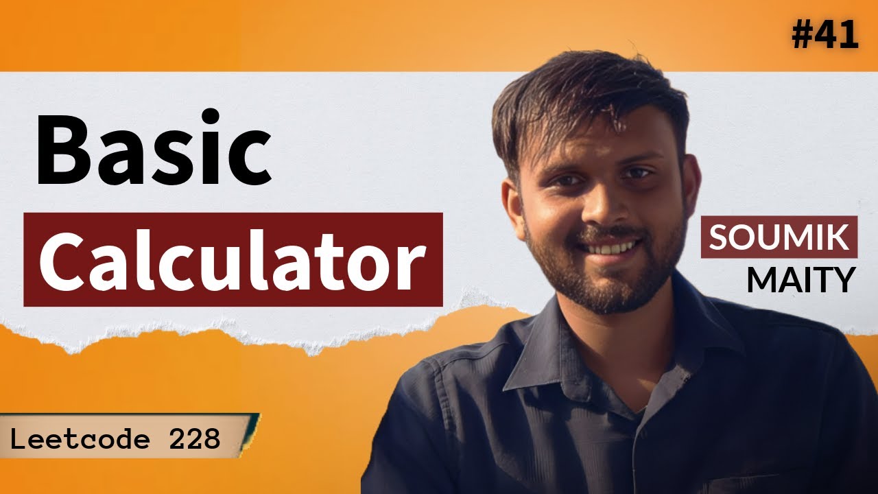 Infix Evaluation | Basic Calculator | Leetcode 224 | Hard