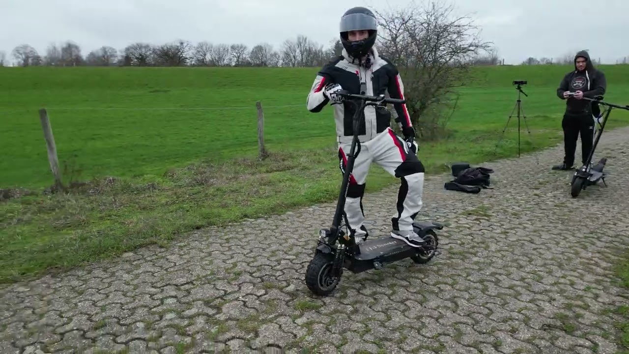 85 KM/H China Electric Scooter Topspeed TEST