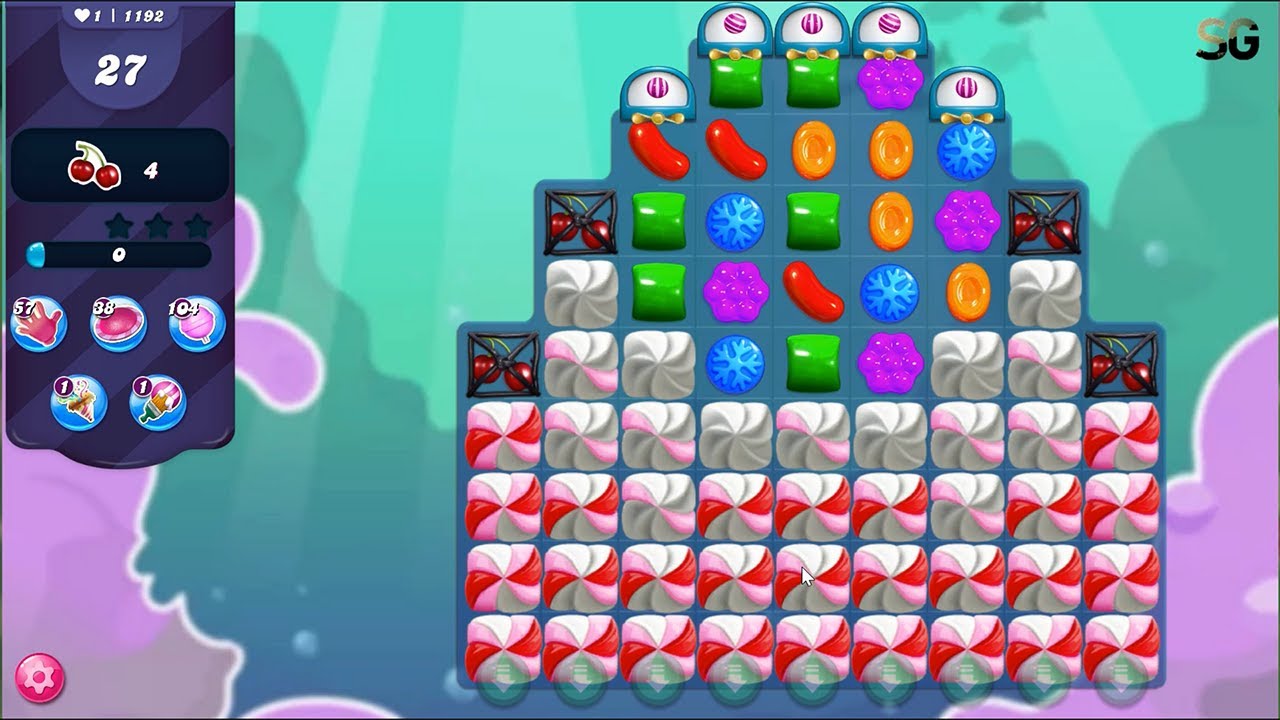 Candy Crush Saga Level 1192 - No Booster | CCS #1192