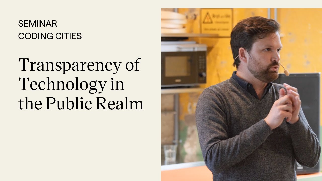 Coding Cities: Jonathan Pichot on Transparency of Technology in the Public Realm