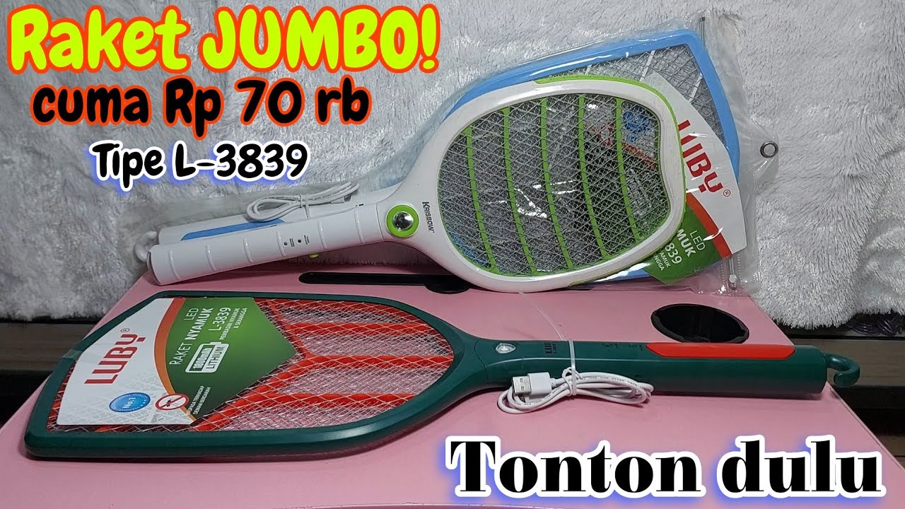 Raket nyamuk LUBY jumbo tipe L-3839