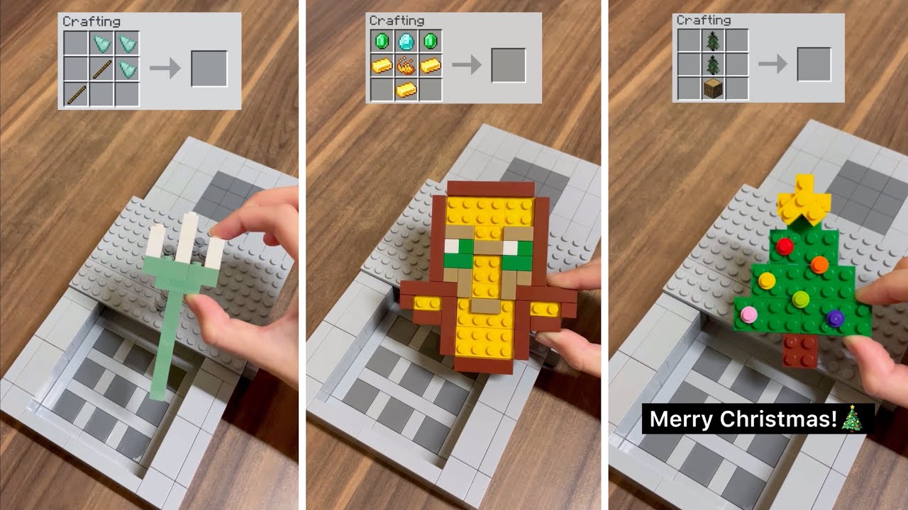 Crafting Impossible Minecraft items BUT Lego!