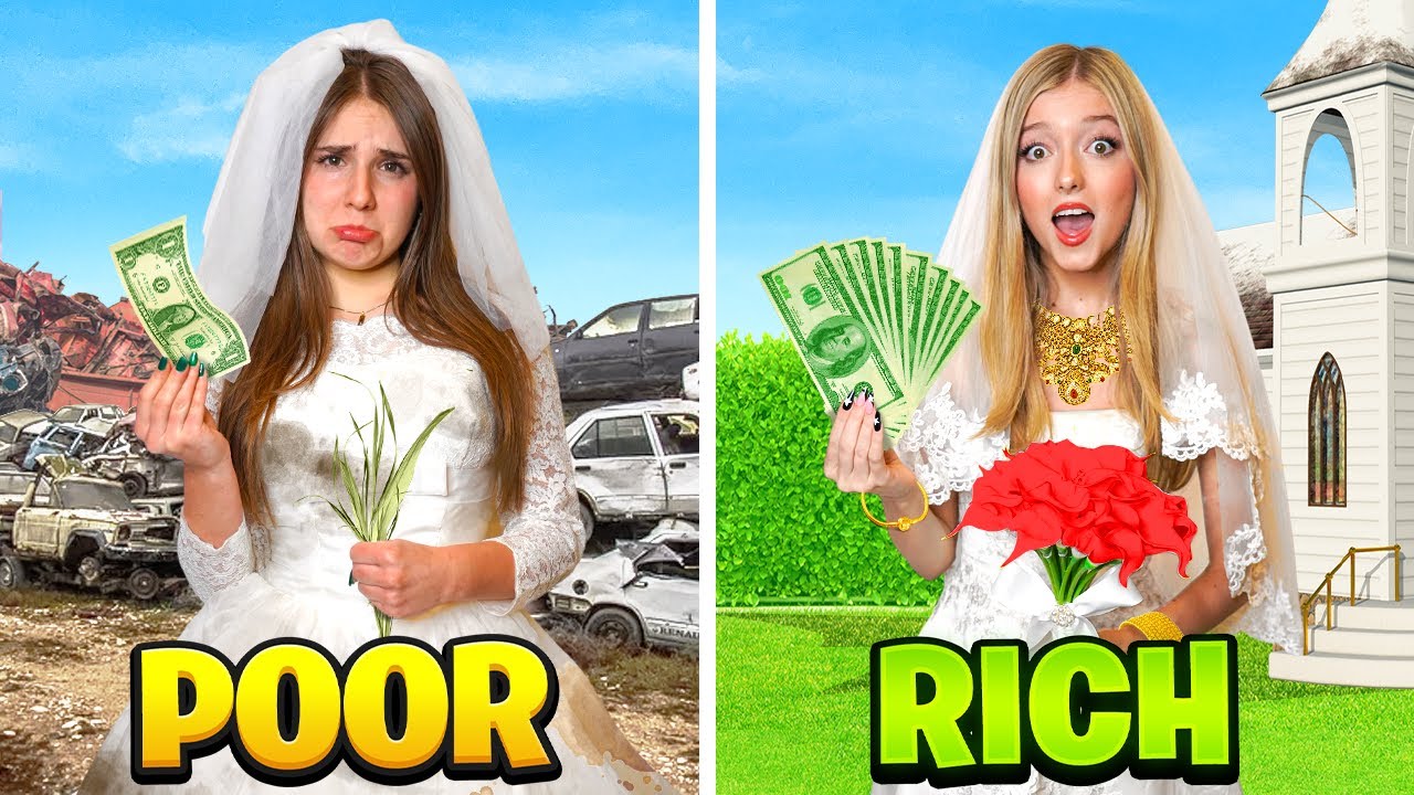 RICH VS POOR BRIDE 💍💒